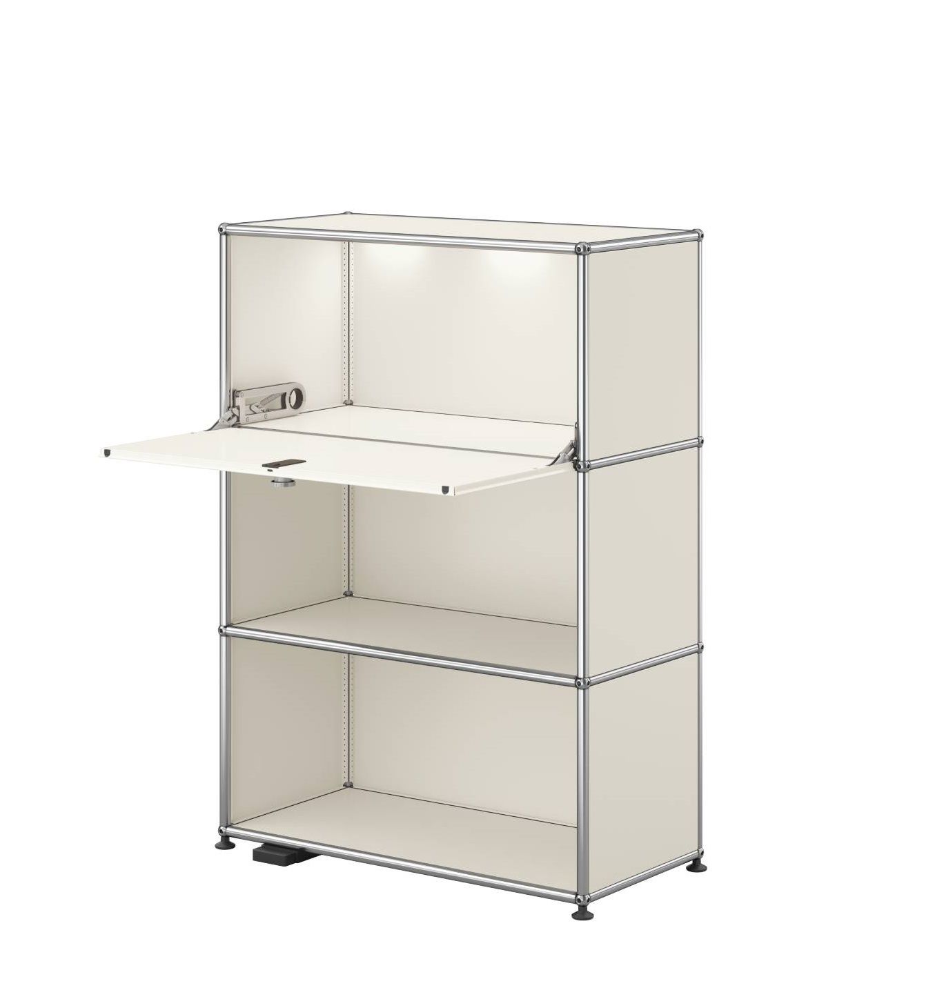 USM Haller E Étagère de salon / secrétaire Blanc
