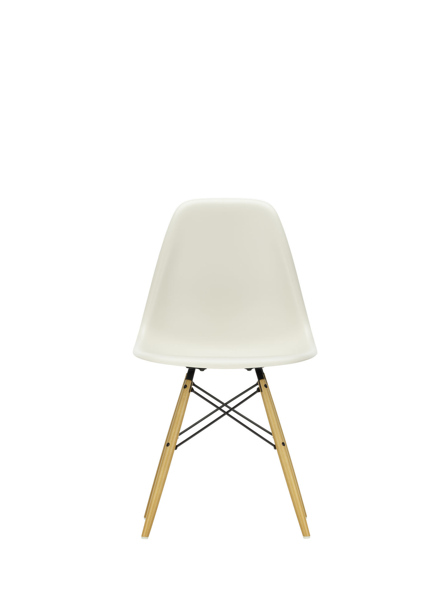Eames Plastic Side Chair DSW Chaise Vitra Frêne Couleur miel - Rose tendre