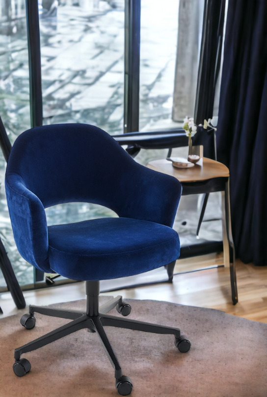 Saarinen Relax chaise de conférence 5-étoiles pied pivotant avec accoudoirs Knoll Interntional 