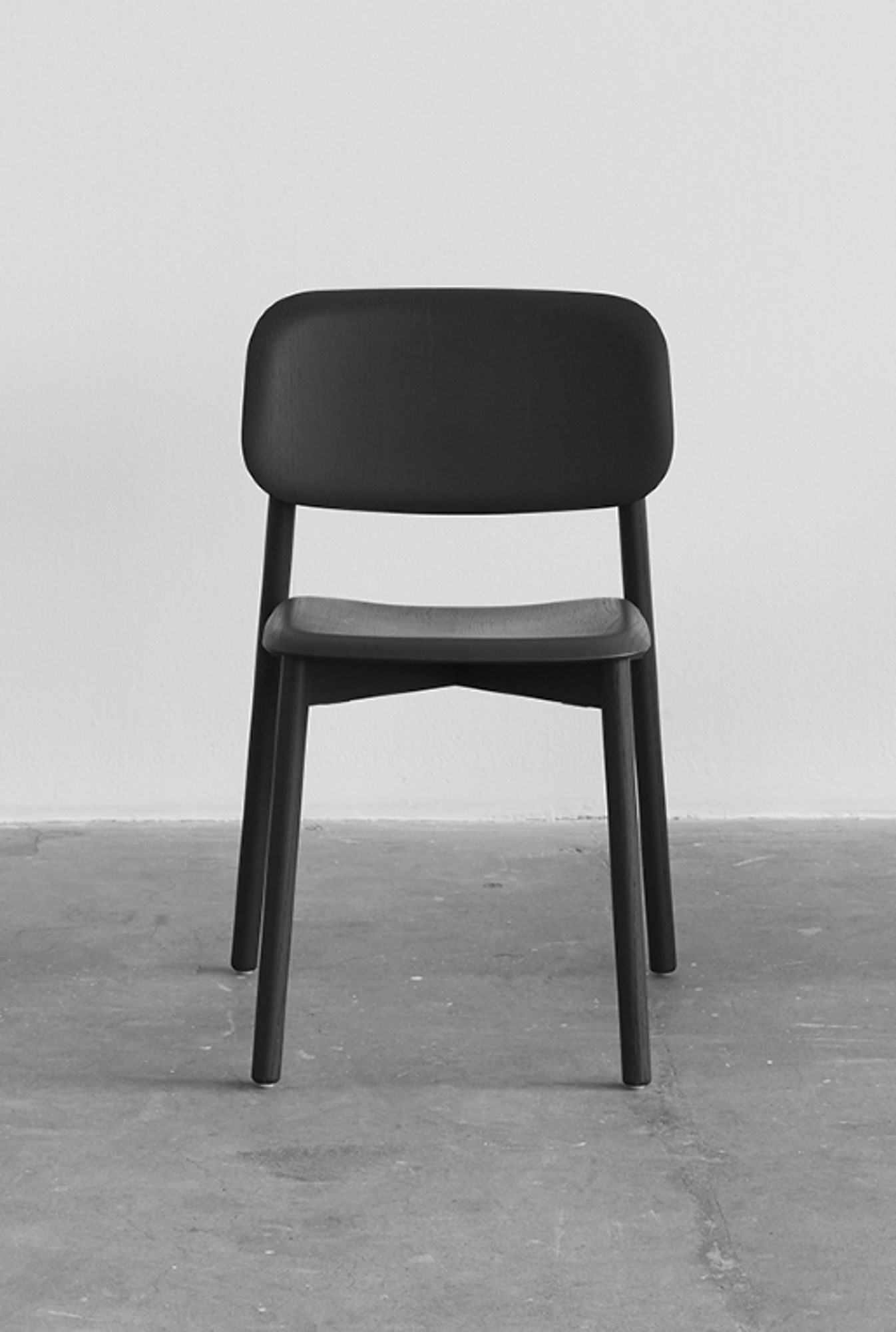 Chaise Soft Edge 60 Chair Holz Hay Chêne teinté noir Chaise Soft Edge 60 Chair Holz Hay Chêne teinté noir