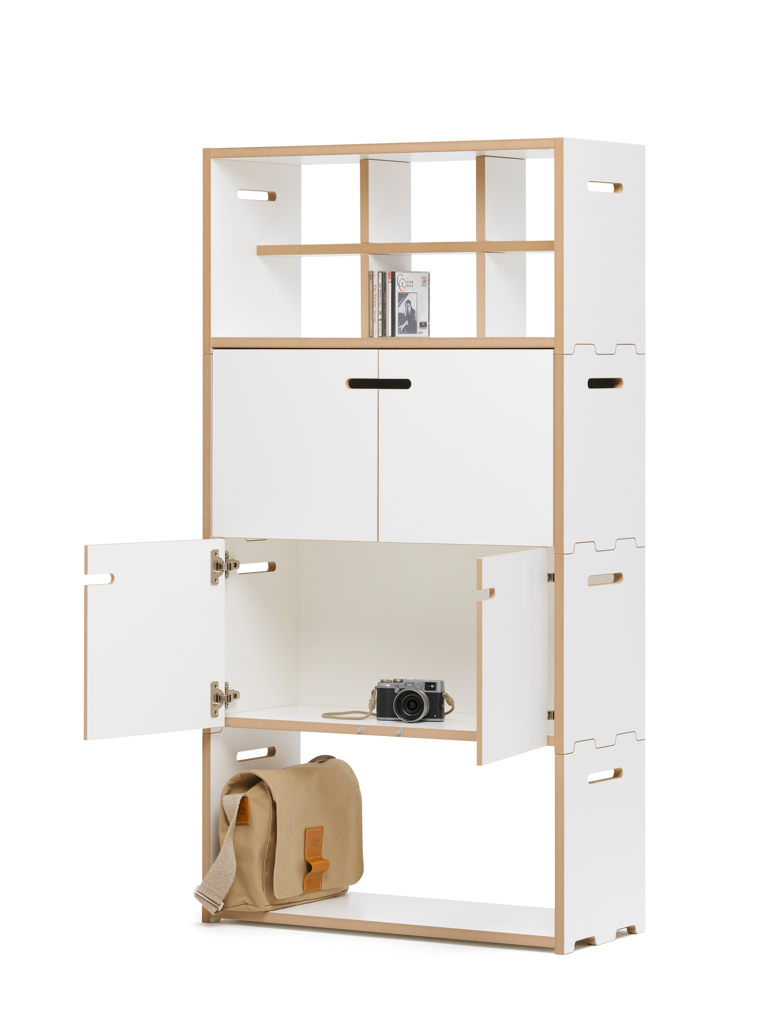 Hochstapler étagère module complémentaire avec portes Tojo