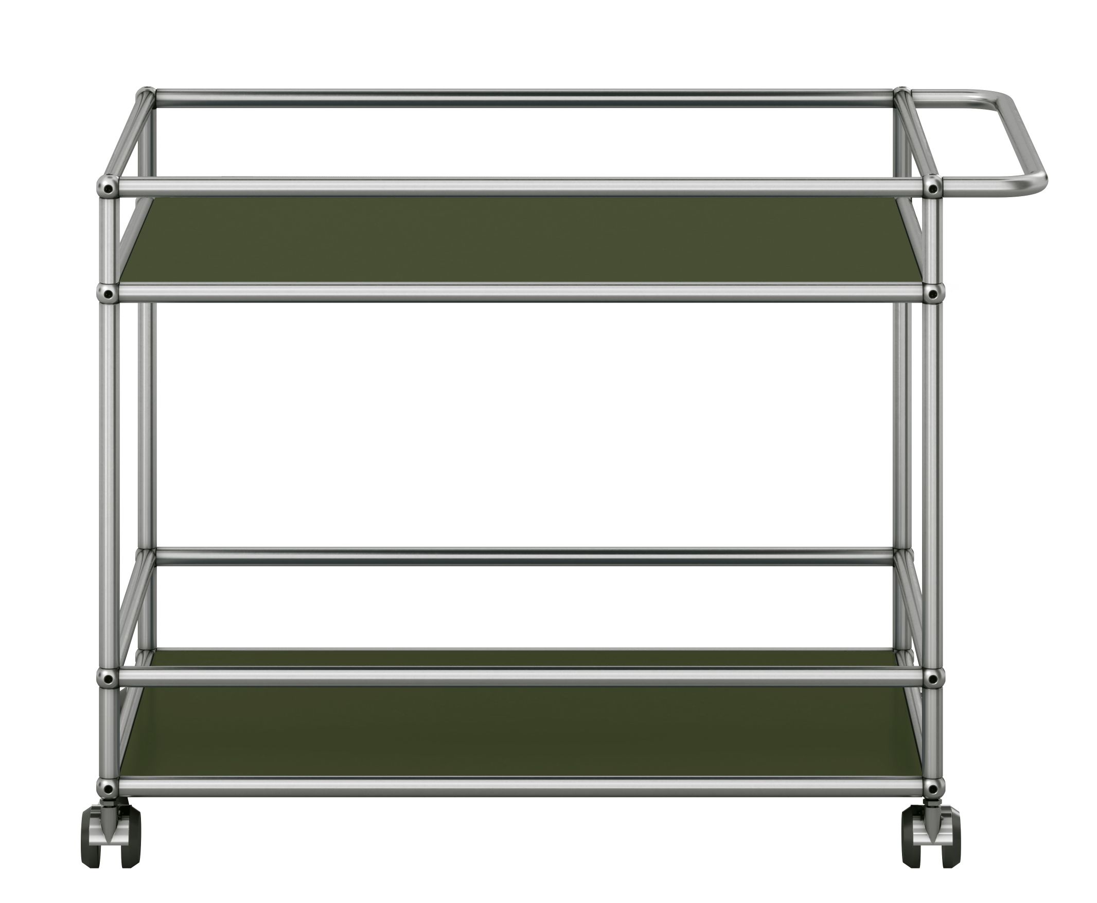 USM Haller Chariot de service Vert olive NOUVEAU COULEUR STANDARD