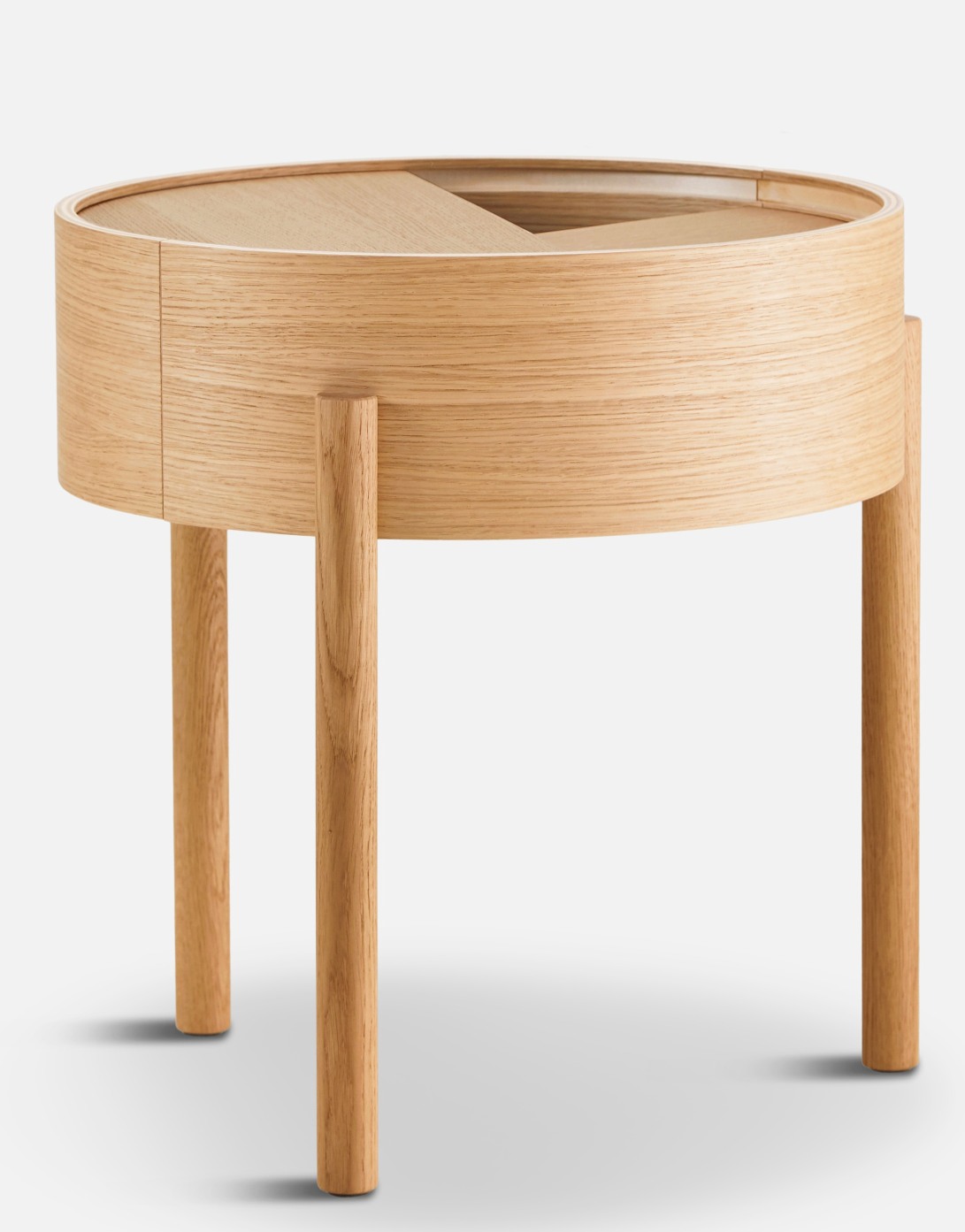 Arc Table d'appoint Chêne huilé Ø 42 cm Woud