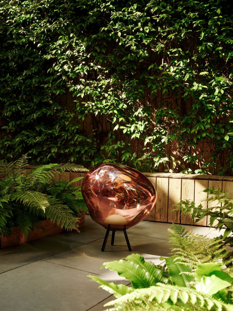 Melt Large LED lampe portable à poser ou à suspendre Opal Tom Dixon