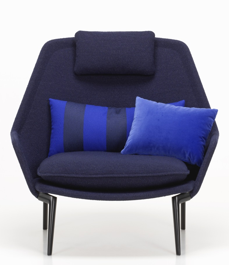 Slow Chair Fauteuil en tissu Vitra 
