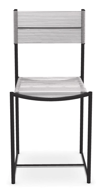 Spaghetti Chair 101 chaise SCHWAZ / PVC TRANSLUCENT COULEURS Alias OFFRE SPECIALE