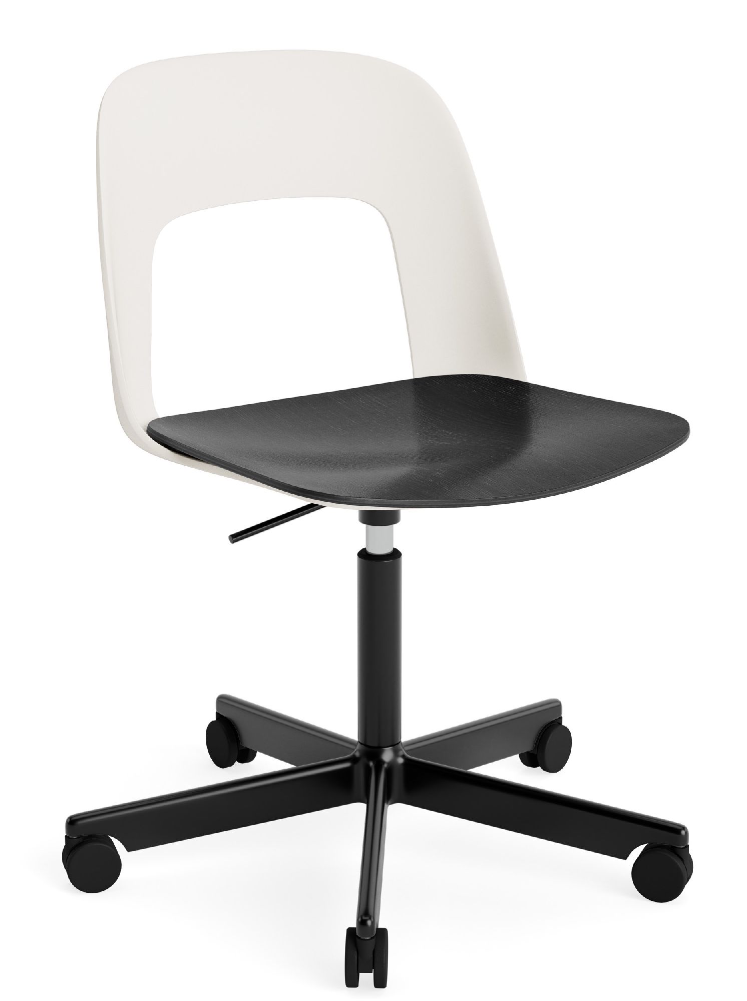 Layout Side Chair 142 chaise à pied pivotante 5 étoiles Hay  