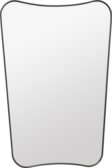 F.A. 33 miroir mural medium Laiton noir Gubi