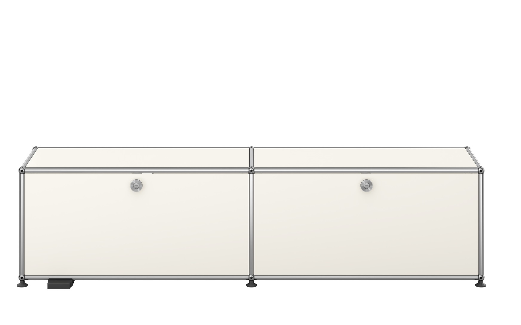 USM Haller E TV/Hifi Meuble avec lumière dimmable Blanc