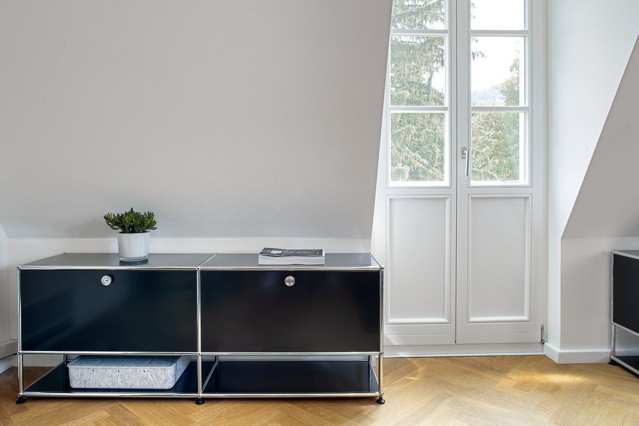 USM Haller Inos boîte profonde avec plateau