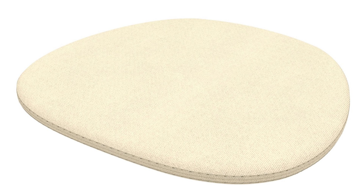 Soft Seats Typ B Sitzkissen in Elfenbein Melange von Vitra, bequeme Stuhlauflage für mehr Komfort.