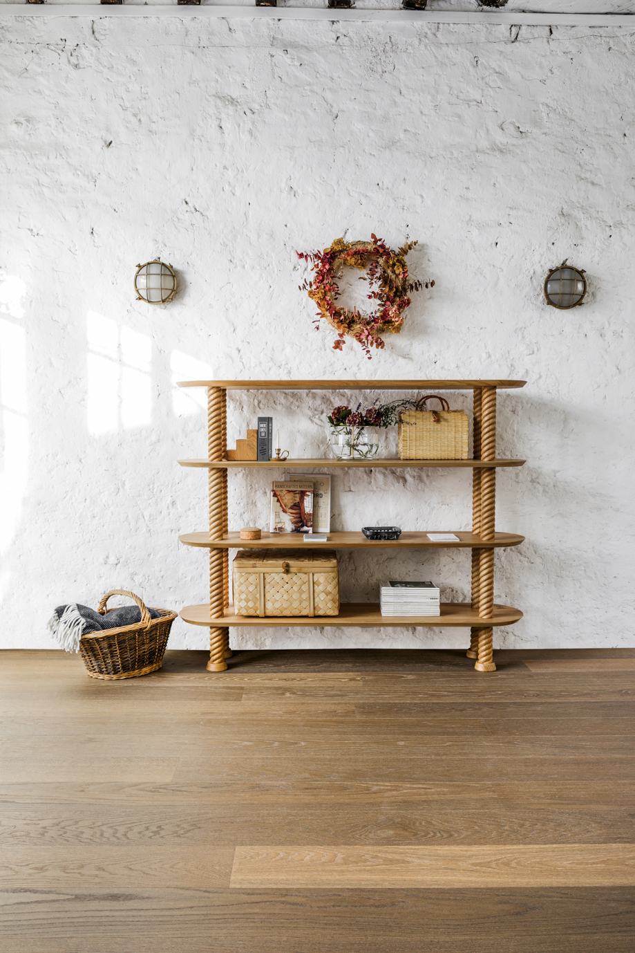 The Hansen Family Craft #80 Rope Shelf Étagère Hans Hansen