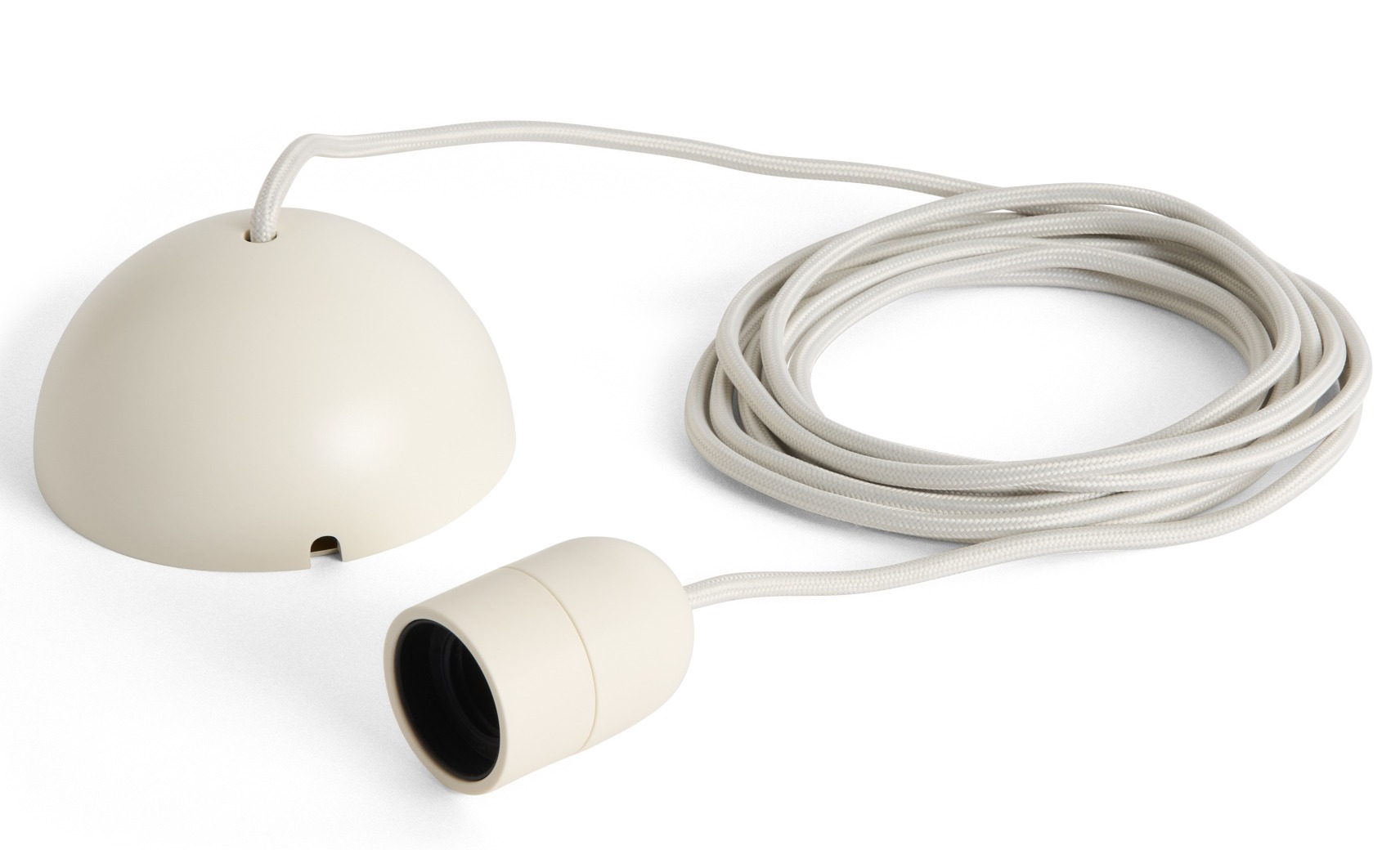 Common Cord Set / Set de douilles pour lampe suspendue Hay Argile blanche