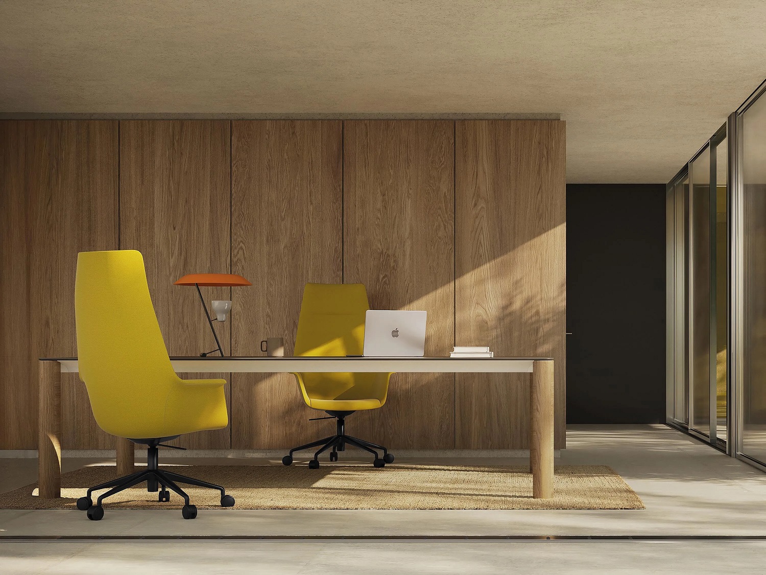 Gala Executive SO2009 Chaise de bureau sur roulettes Andreu World