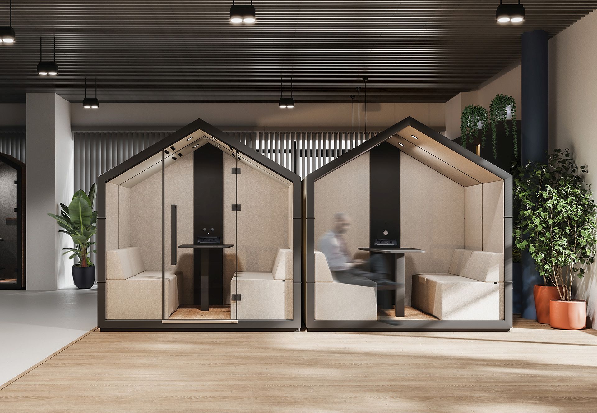 treehouse TH 4 Meubles acoustiques pour 4 personnes Bejot