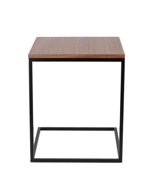 Flat Table d'appoint ouverte Noir / Chêne naturel Jan Kurtz OFFRE SPECIALE