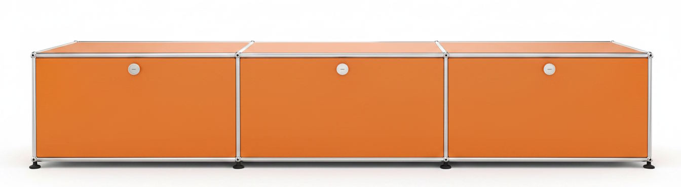 USM Haller Lowboard 3 abattants Orange pur