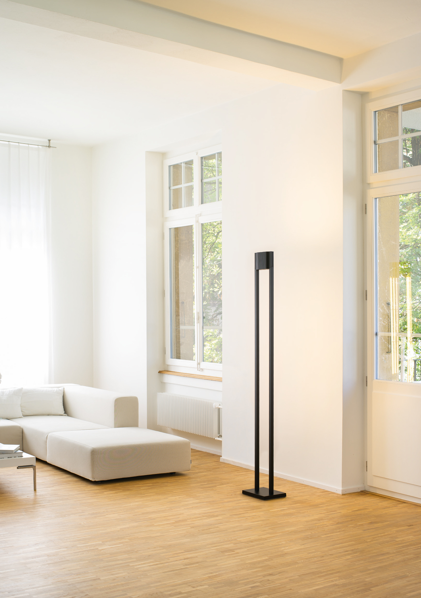 Unic LED Lampadaire Steve Léchot Luminaires Blanc