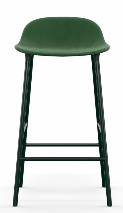 Form Barstool tabouret de bar H 65 cm Acier Rembourré Normann Copenhagen