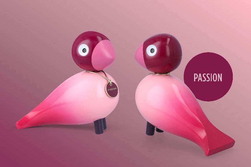 Story Bird Passion Oiseau en bois Kay Bojesen