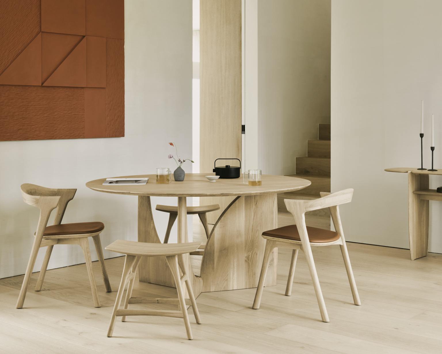 Geometric Dining Table Table à manger ronde Ethnicraft