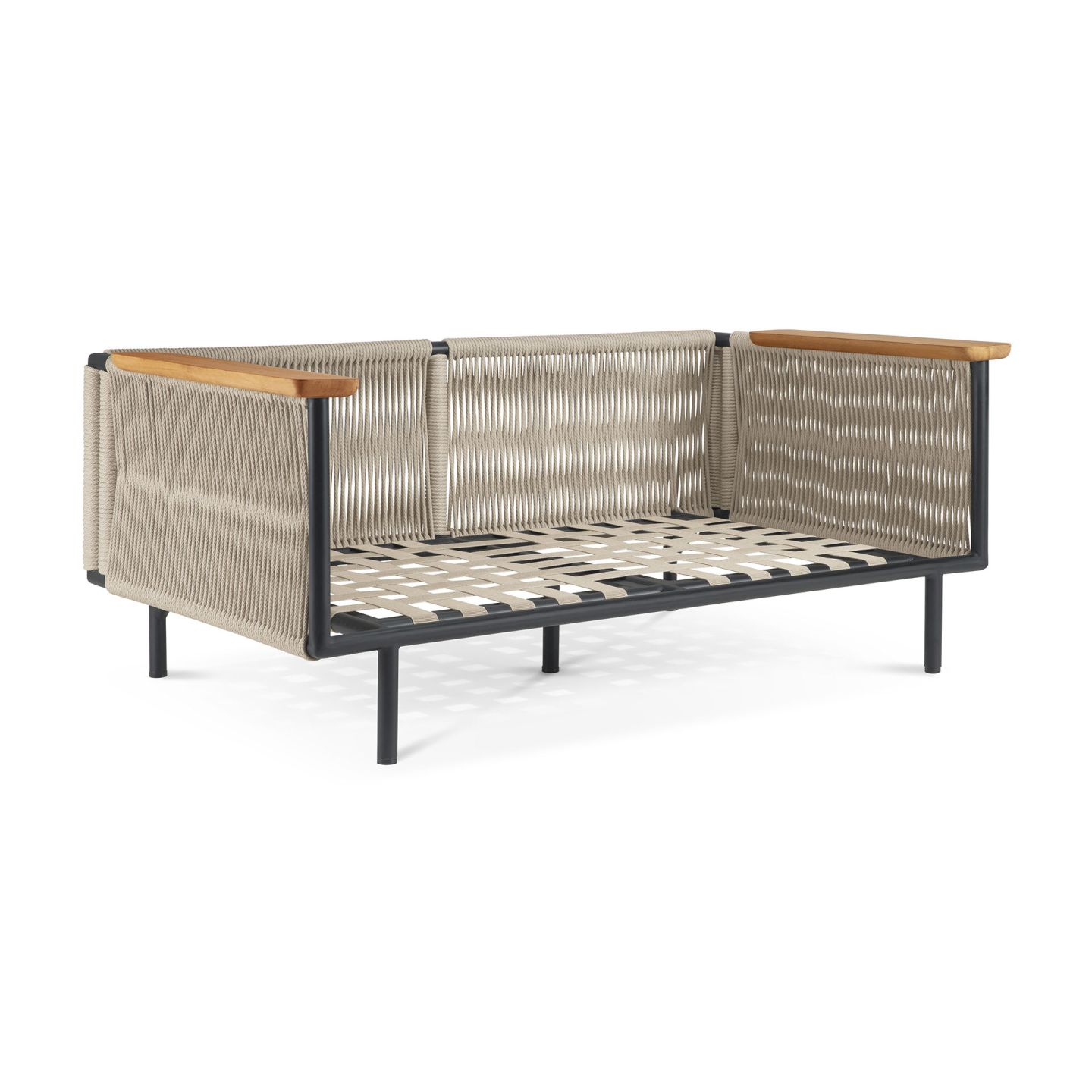 Canapé Corbey Structure Extérieur 2 places Aluminium Ethnicraft