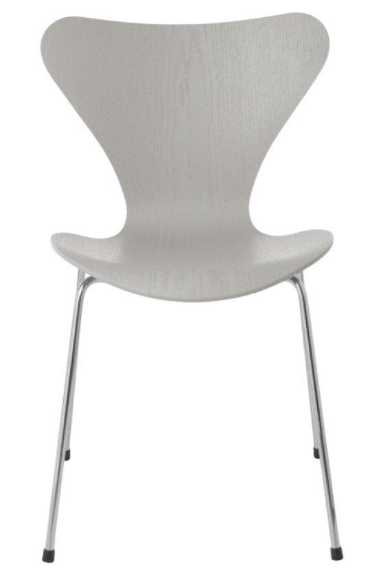 Sept / Série Chaise 3107 Frêne Set Nine grey Fritz Hansen OFFRE SPECIALE