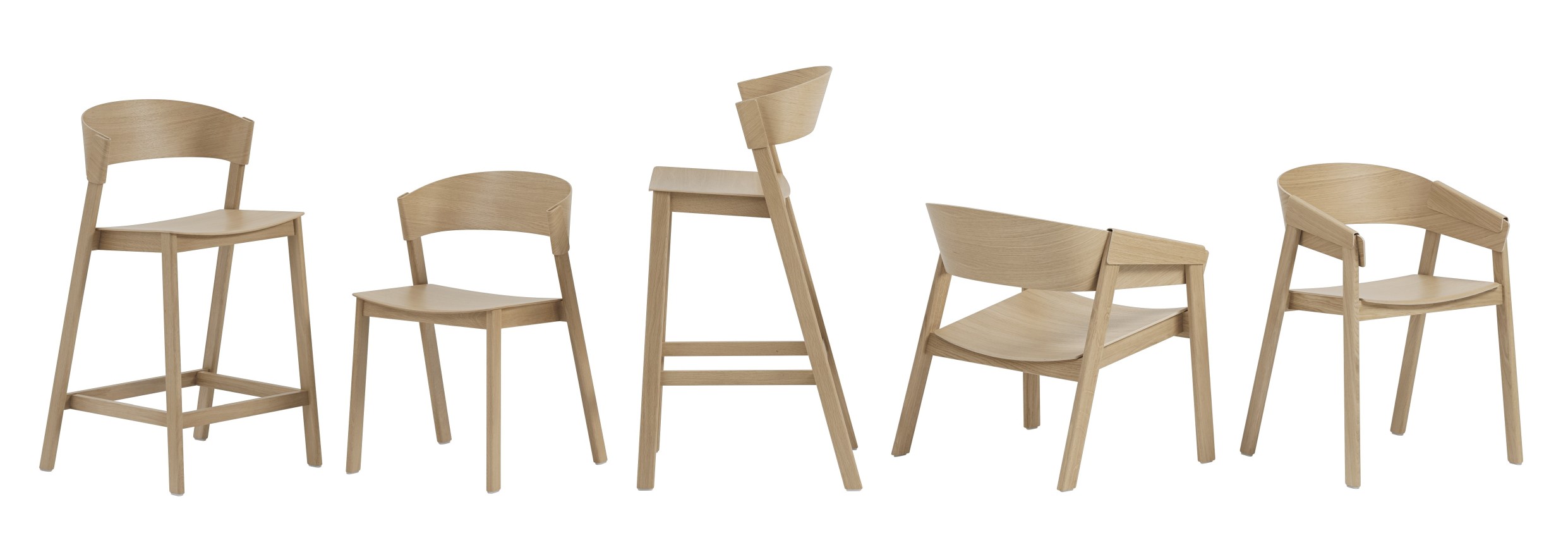 Cover Counterstool le tabouret en bois H 65 cm Muuto