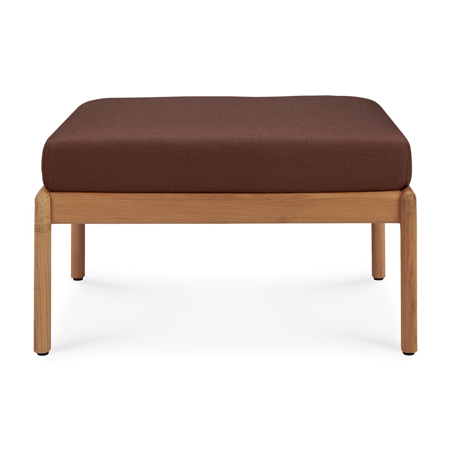 Pouf d'extérieur Jack Outdoor en teck bordeaux Ethnicraft