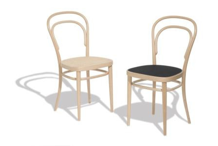 214 M / 214M Chaise en bois courbé - Café chaise Thonet