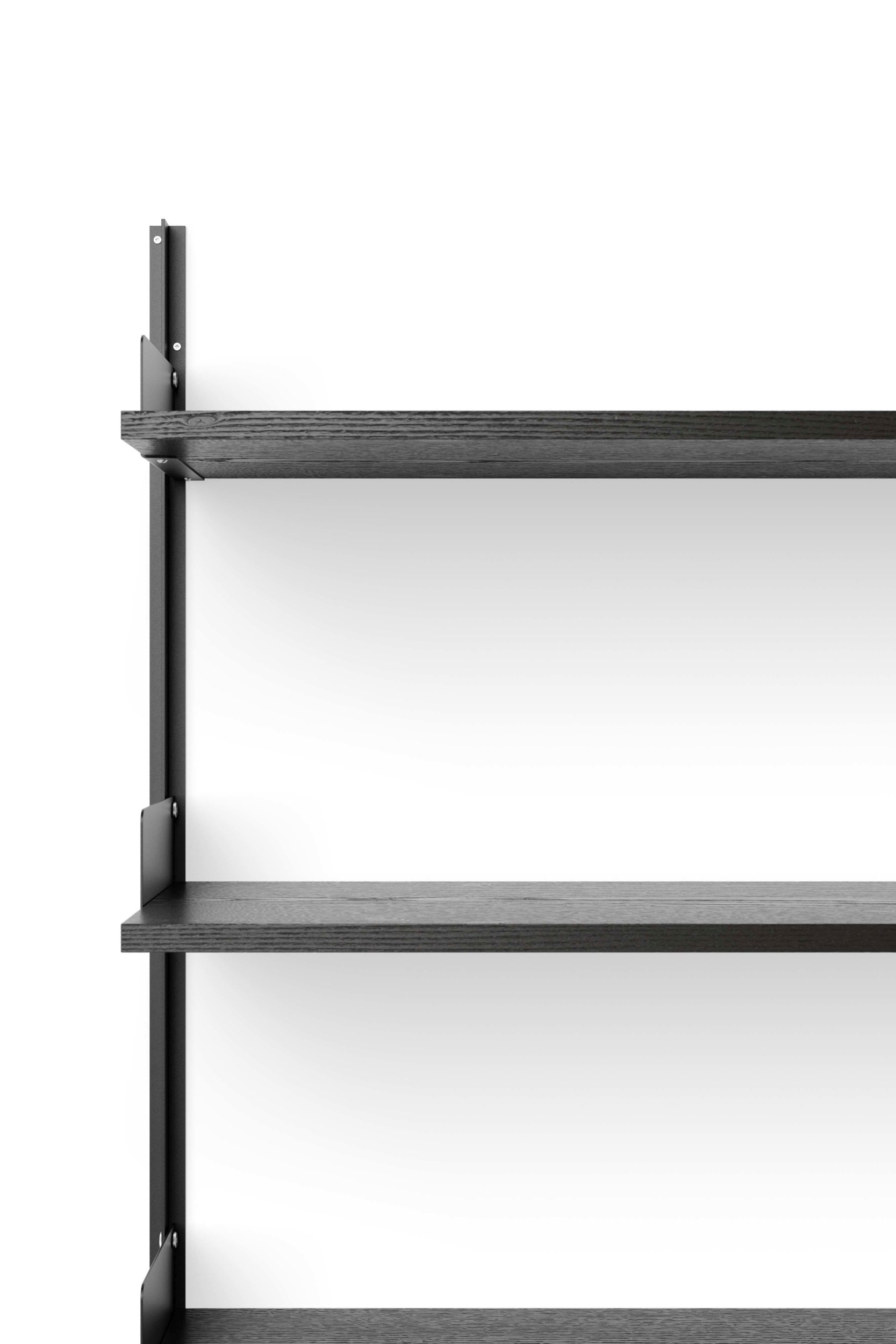 Etagère murale 450 frêne noir New Works