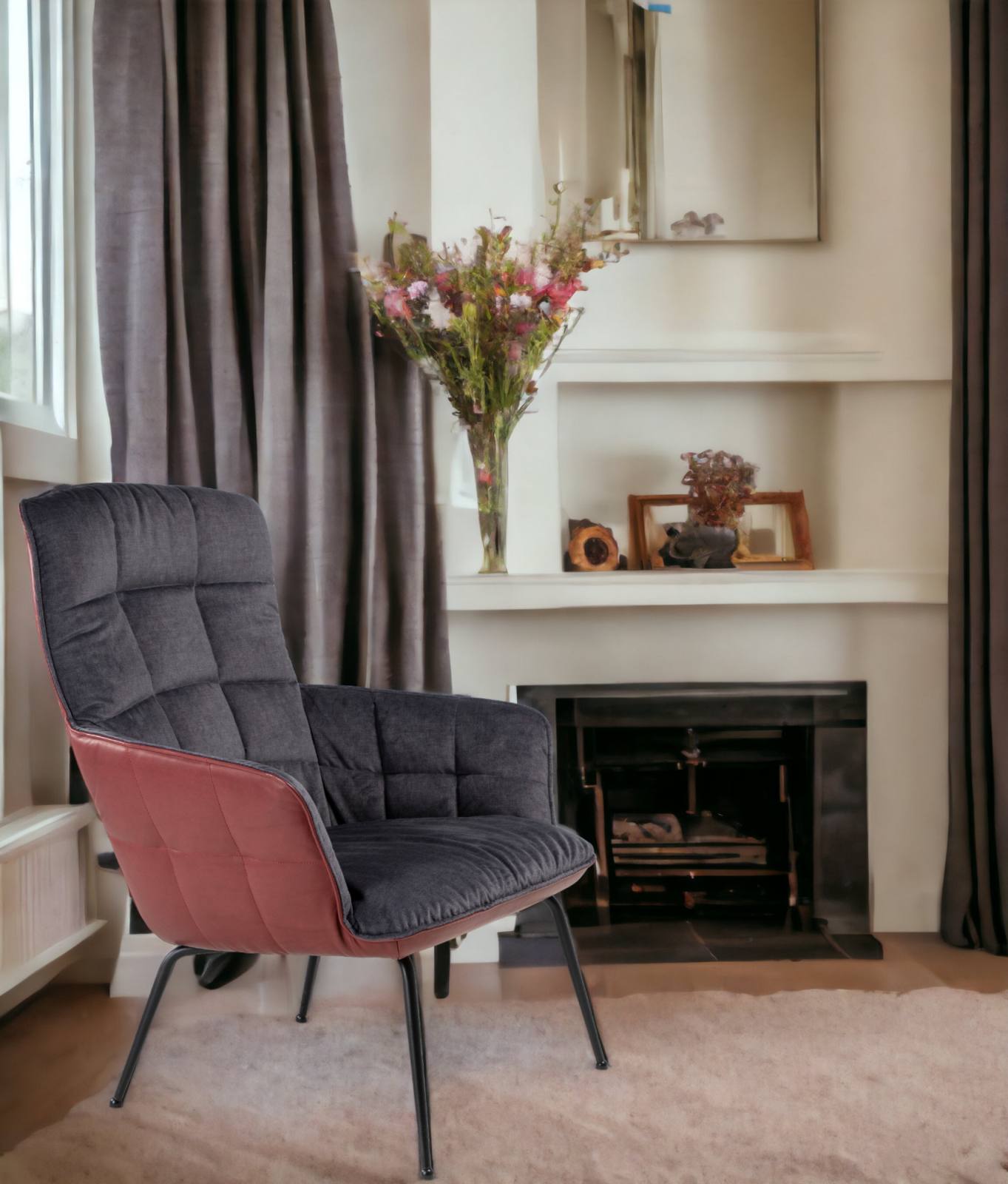 Marla Easy Chair Fauteuil haut Freifrau Manufacture 