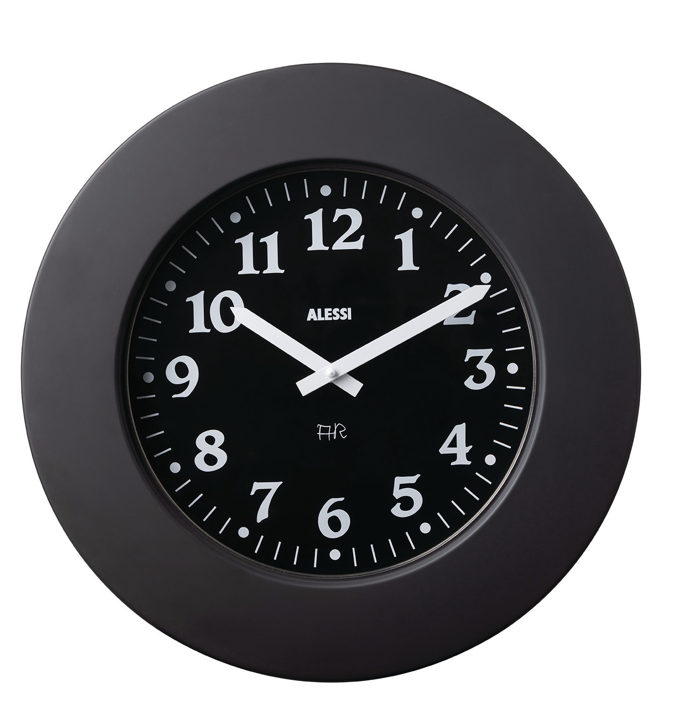 Momento Horloge murale 11 B noir Alessi 