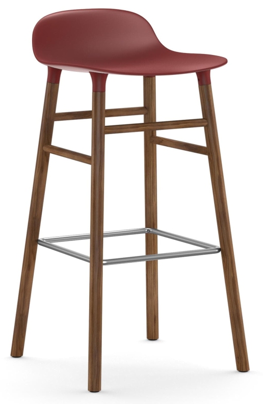 Form Barstool tabouret de bar H 75 cm Bois Normann Copenhagen