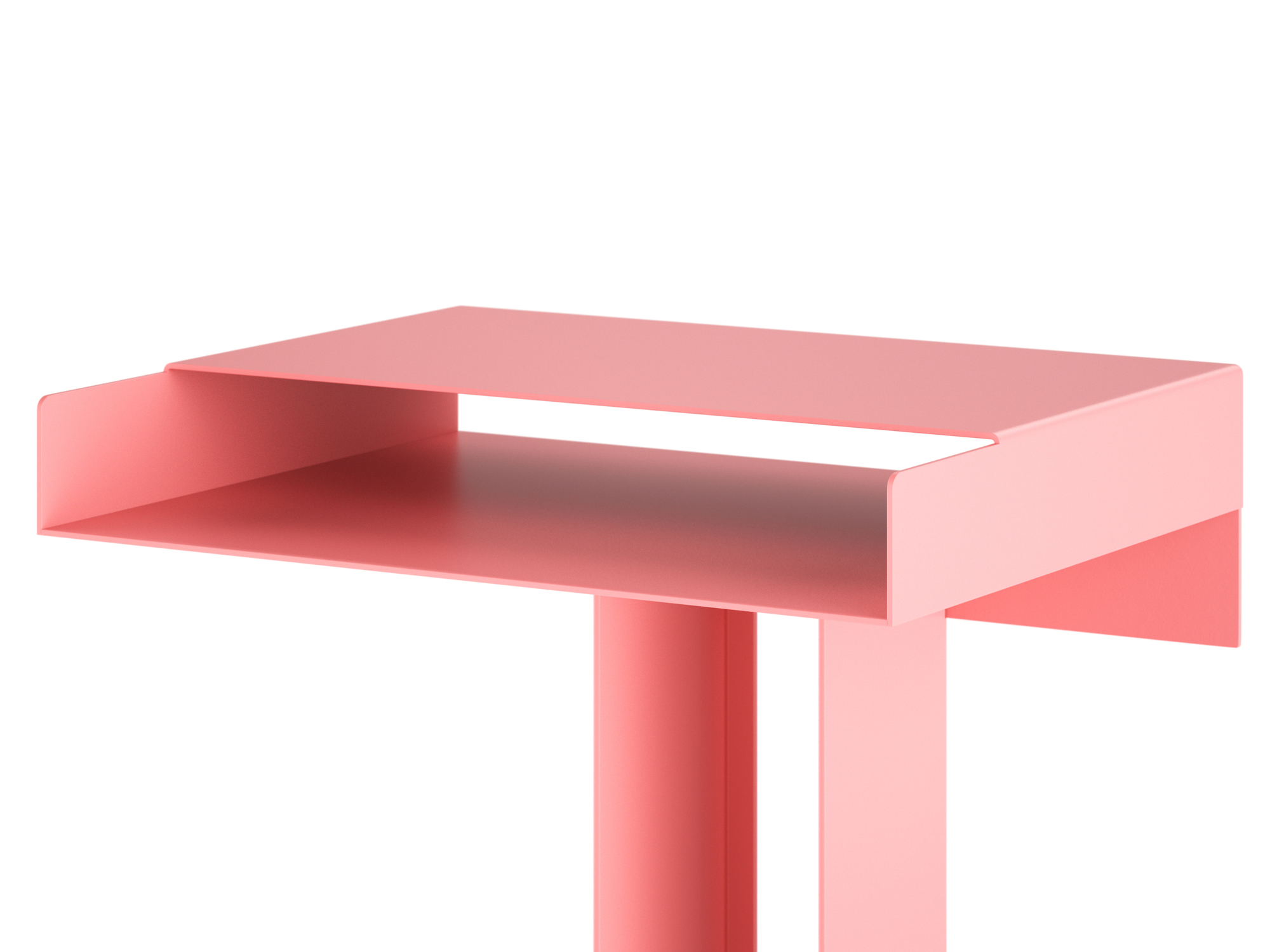 Metal Side Table Table d'appoint New Tendency Rose