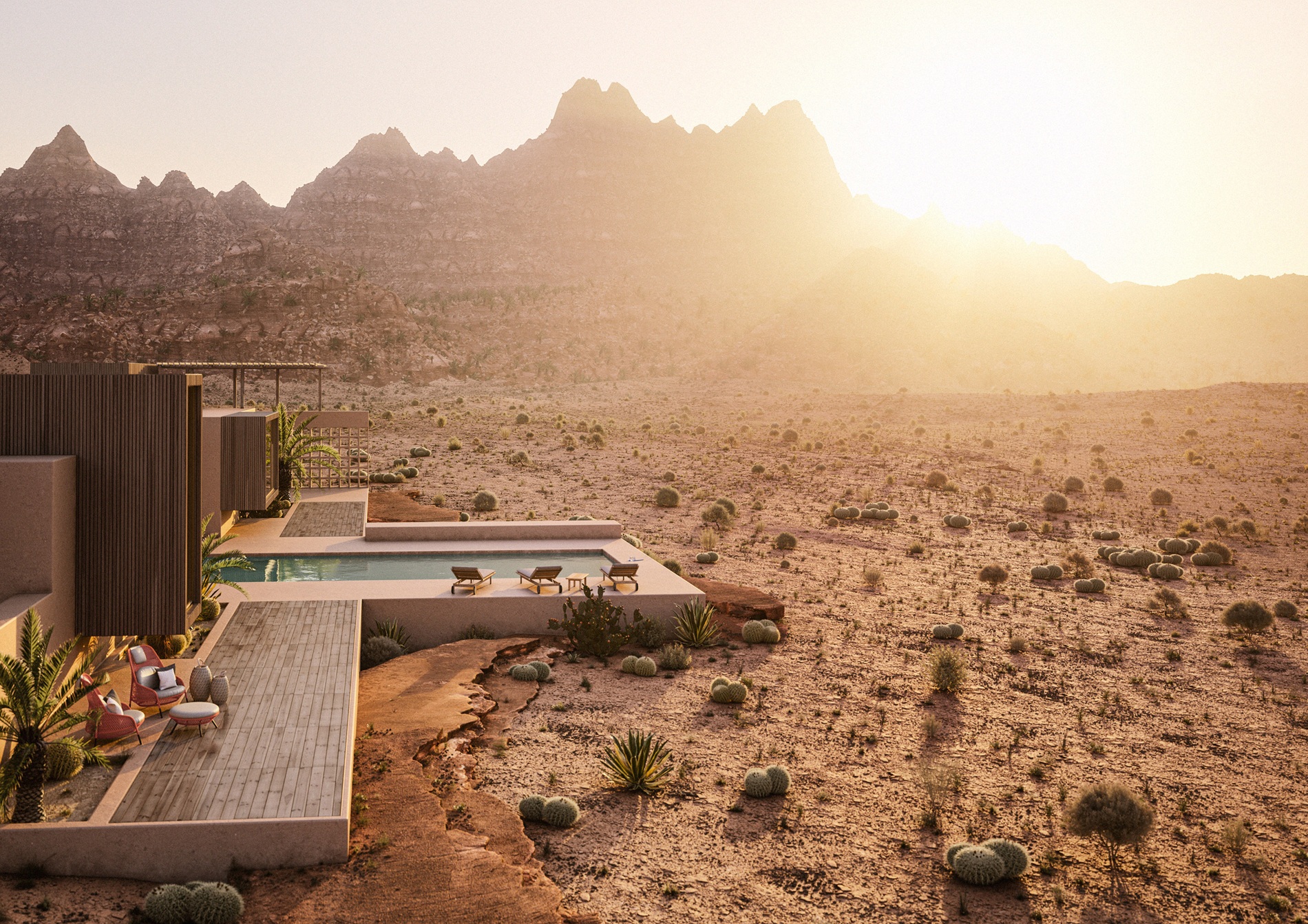 AHNDA Outdoor Wing Chair Fauteuil à dossier haut Dedon