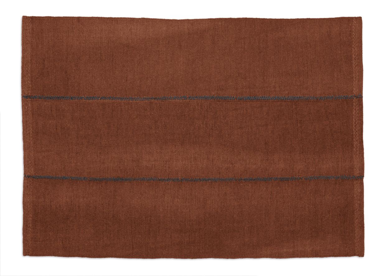 Mía Tapis marron 200x300cm Nanimarquina