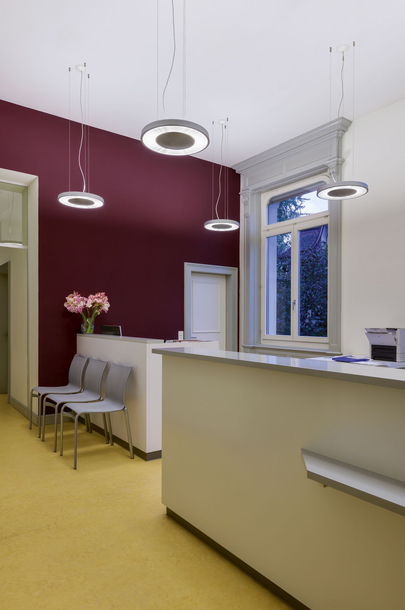 Disk Lampe suspendue noir 3000K Belux