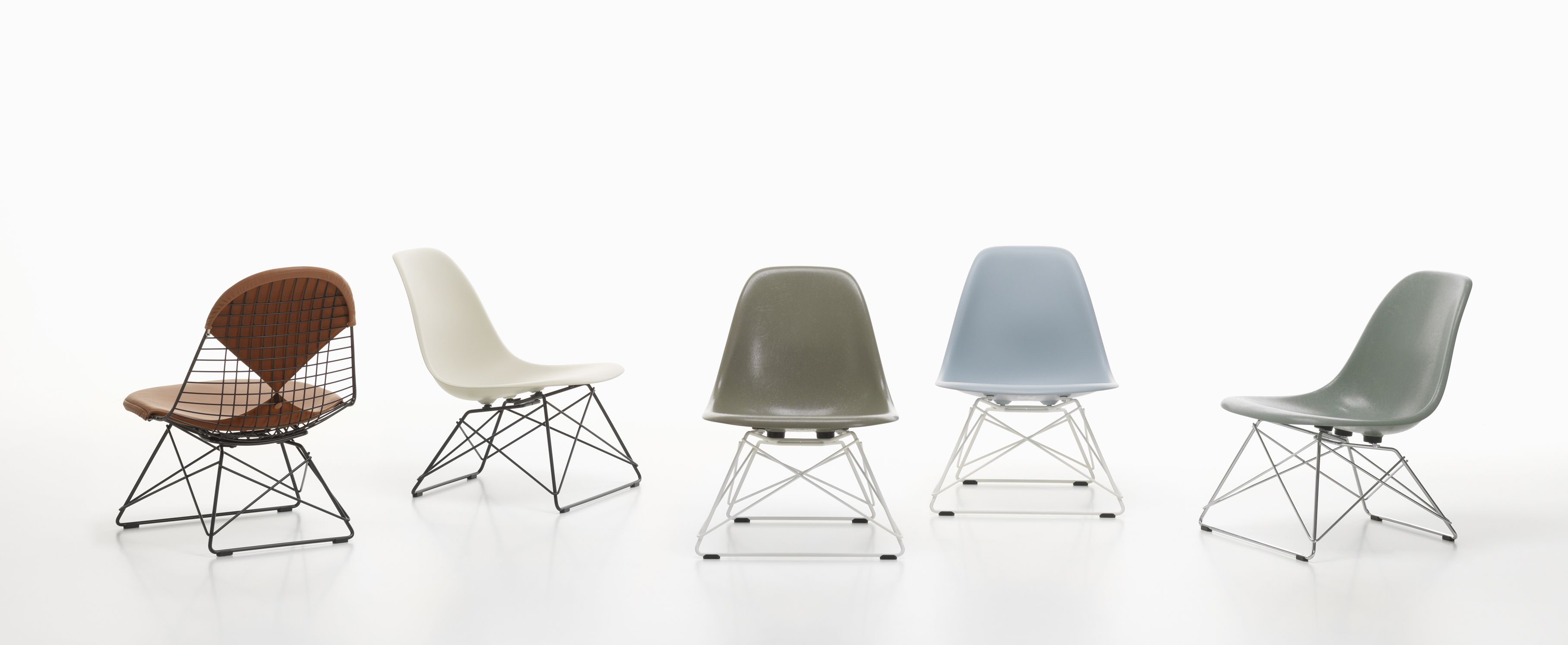 Eames Plastic Side Chair LSR chaise Vitra