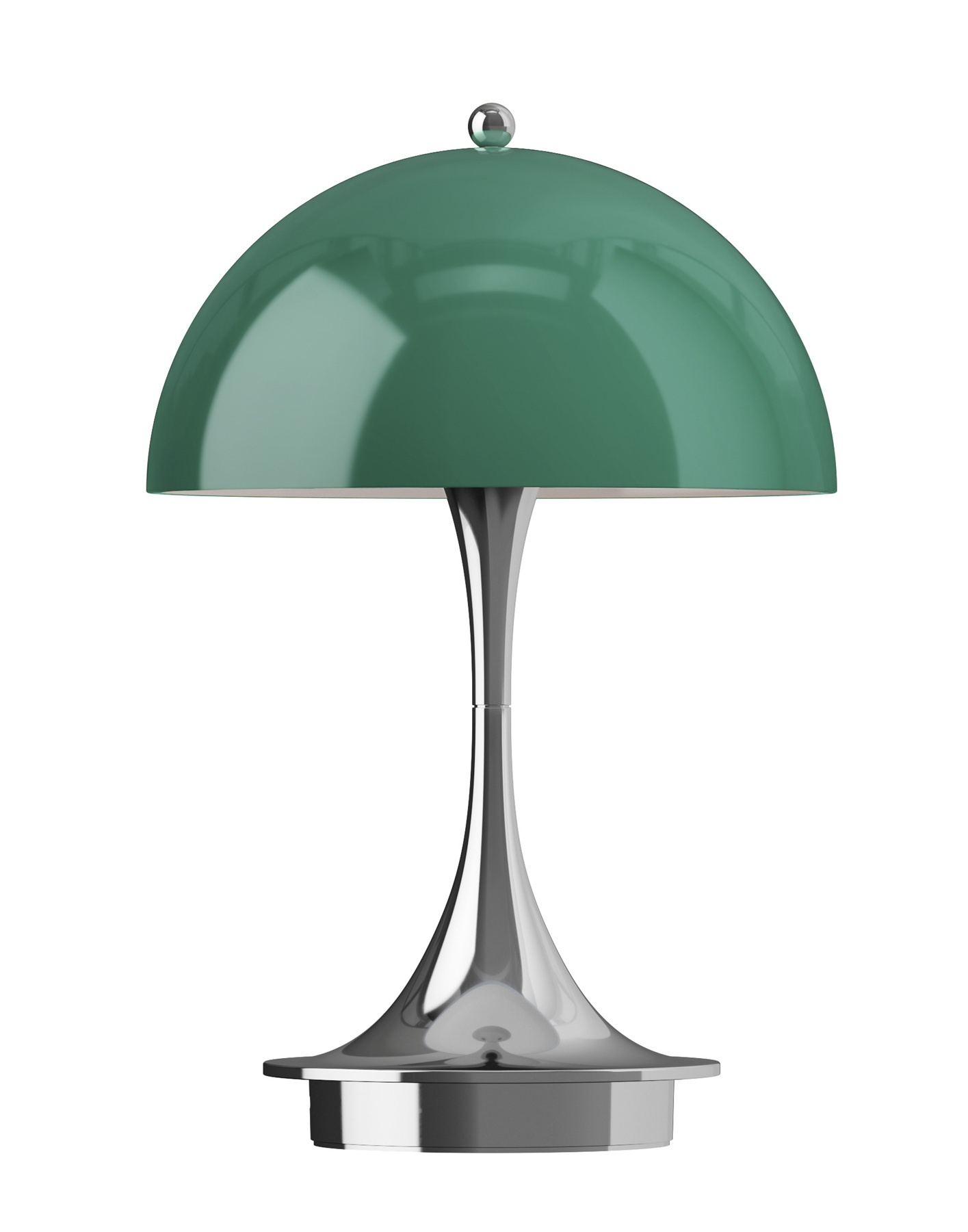 Panthella 160 Portable Lamp Chrome Lampe de table / Lampe à batterie Louis Poulsen