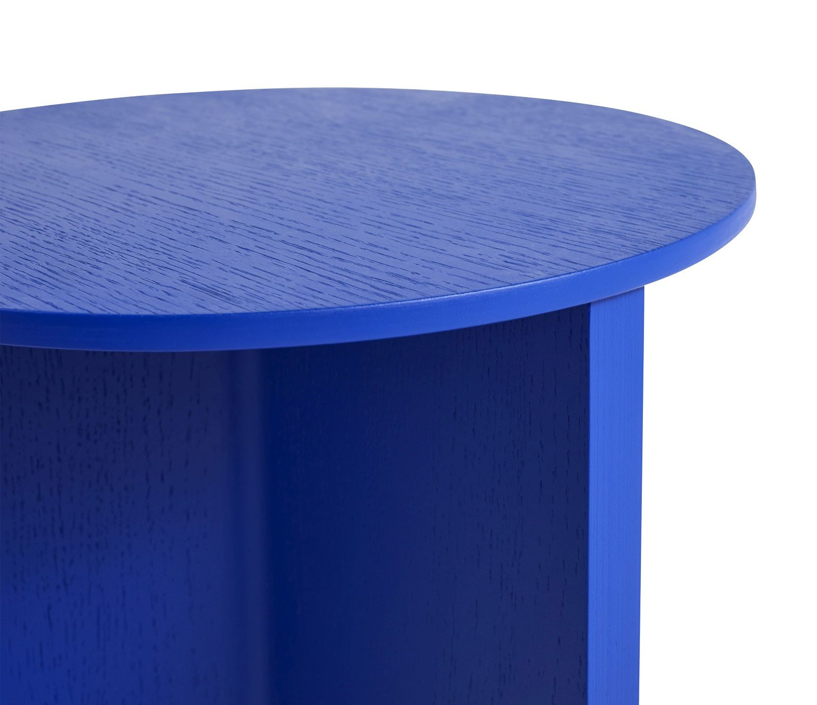 Slit Table Wood Round High Table d'appoint / Table basse Hay 