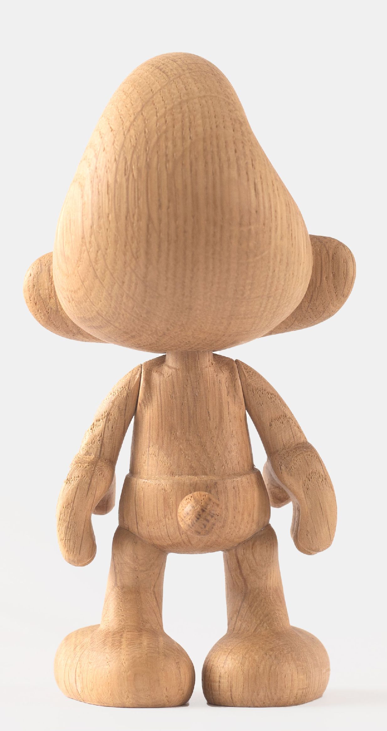 Petite figurine en bois Schtroumpf Boyhood