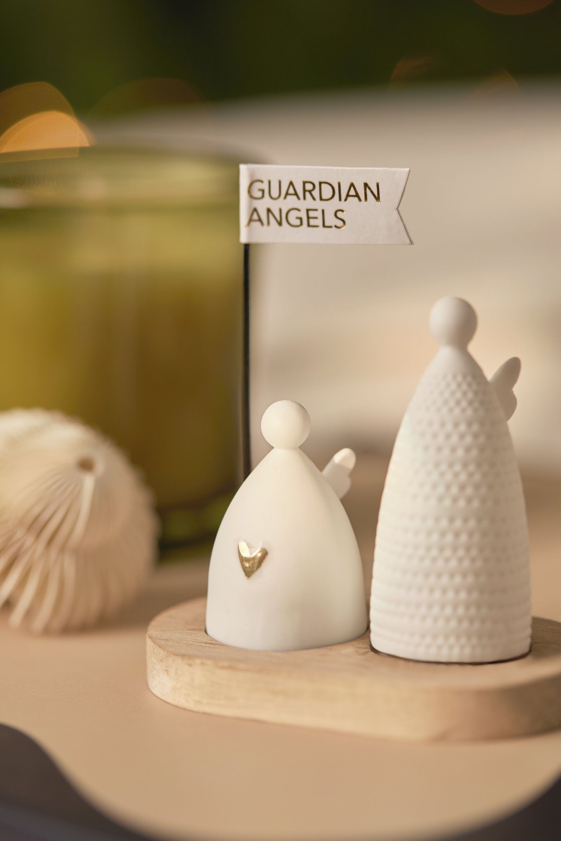 Vœux de Noël, cadeau d'ange gardien, roues