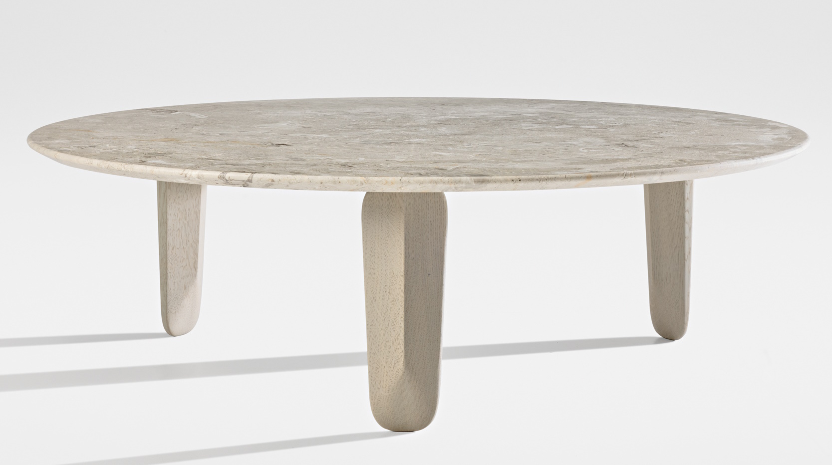 Kuyu Marble Ronde Table basse en marbre Ronde Zeitraum