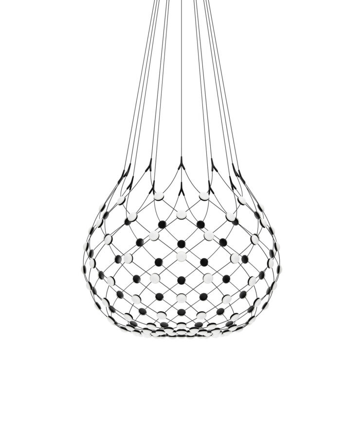 D86 Mesh Plafonnier Ø100cm - Longueur du câble 1m Luceplan