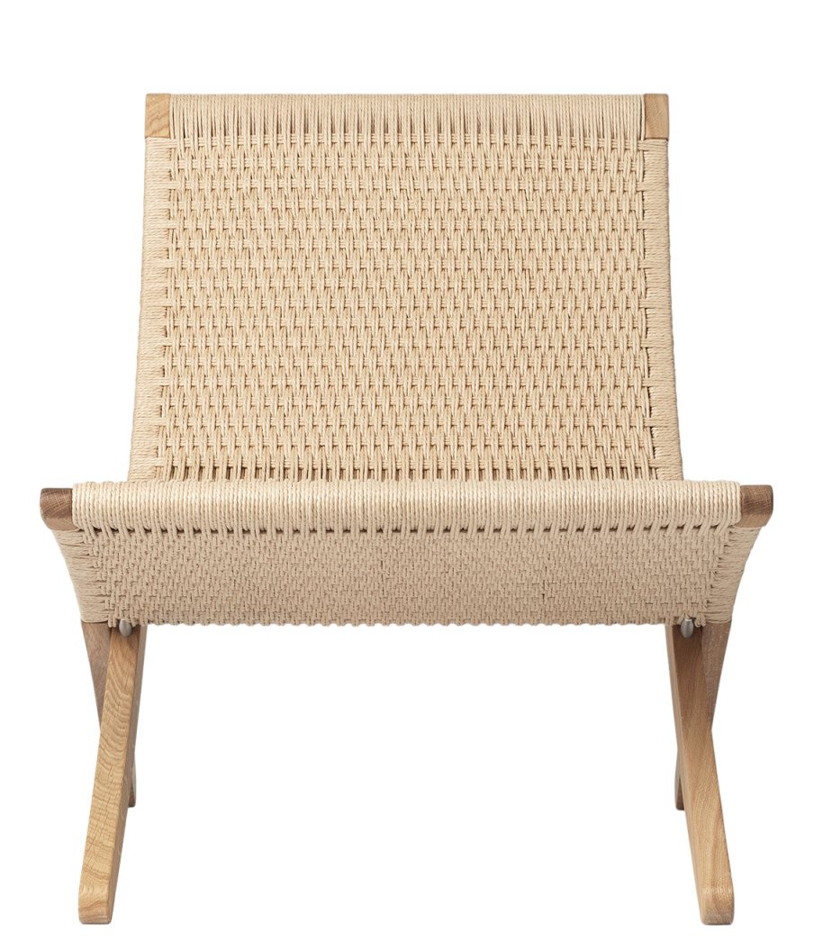 Cuba Paper Cord Papier tressé Fauteuil CHÊNE HUILÉ Carl Hansen & Søn UNIQUE