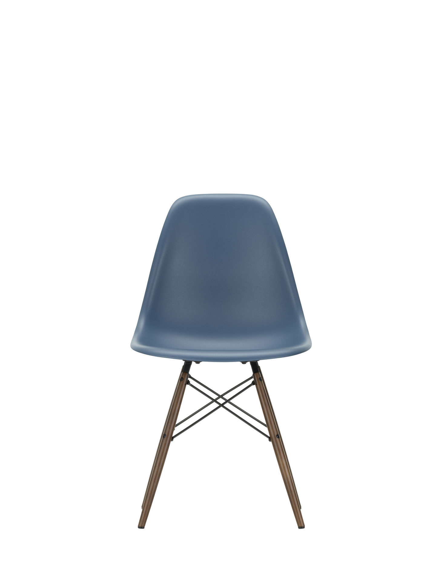 Eames Plastic Side Chair DSW Chaise Vitra Érable - Ice gris