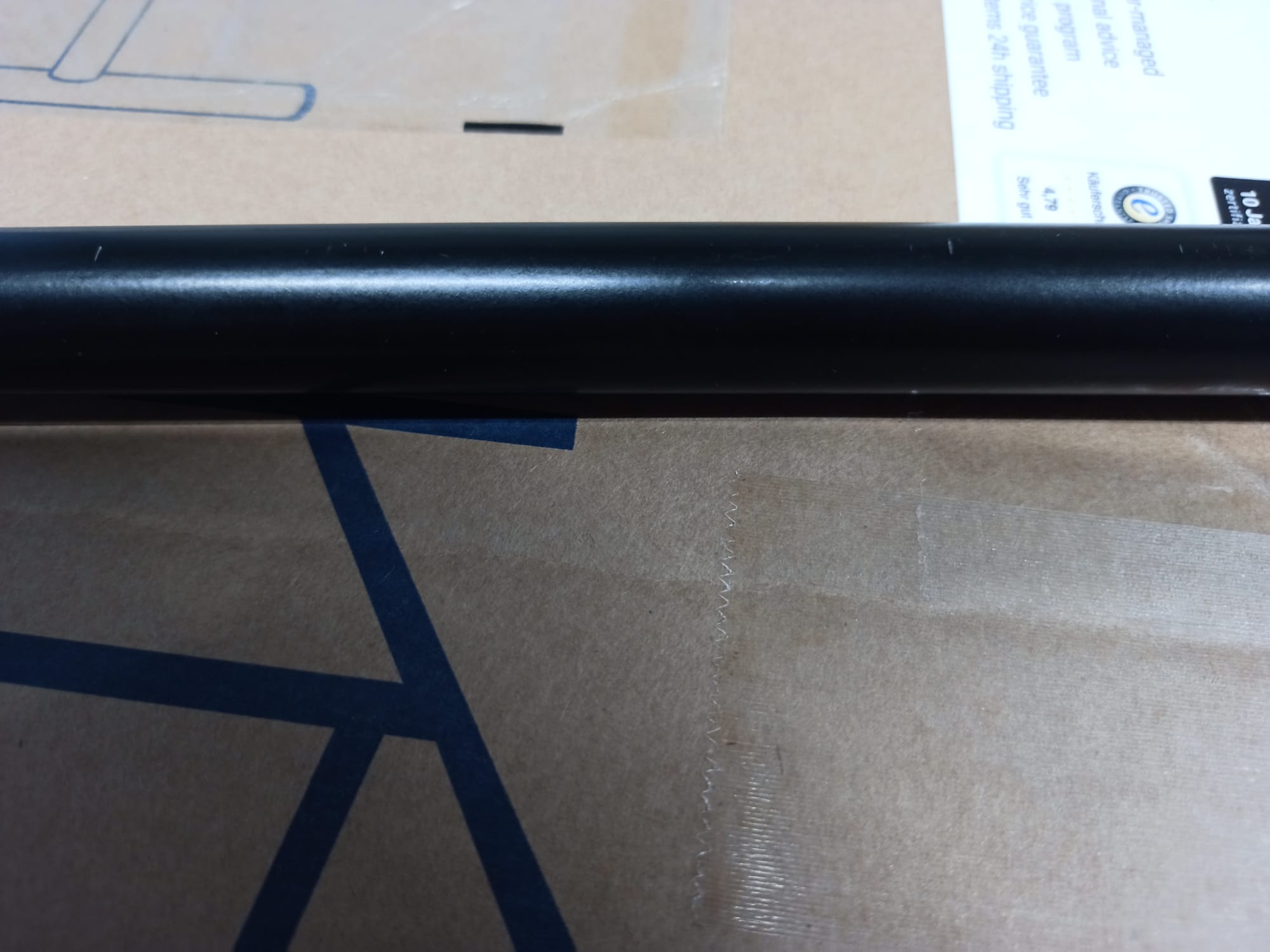 Cadre de table Eiermann 3, couleur NOIR, 58 x 29 cm, Richard Lampert OBJECTS IMPARFAITS