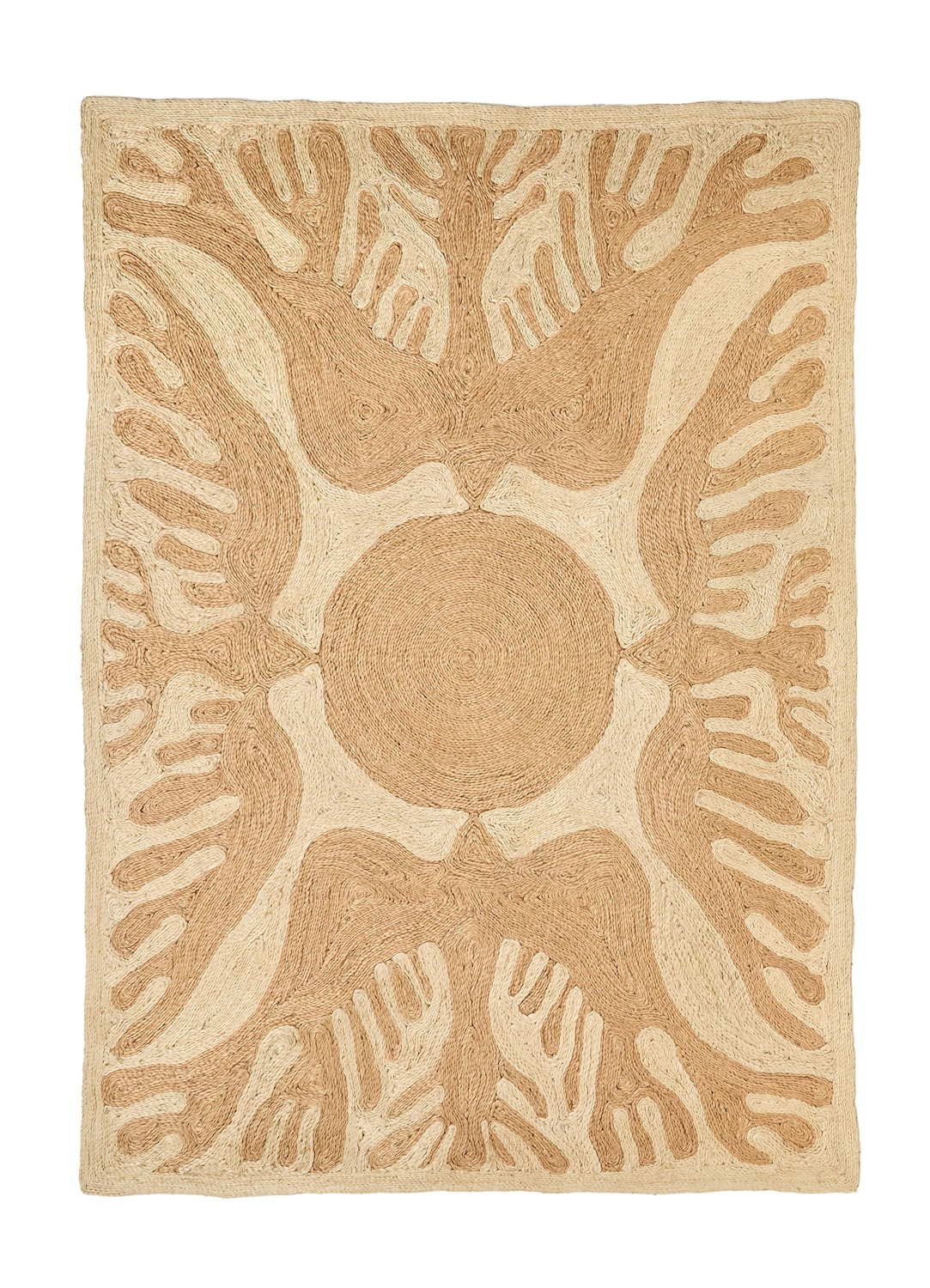 Lucia Eames Sunbirds Tapis Natural Nanimarquina