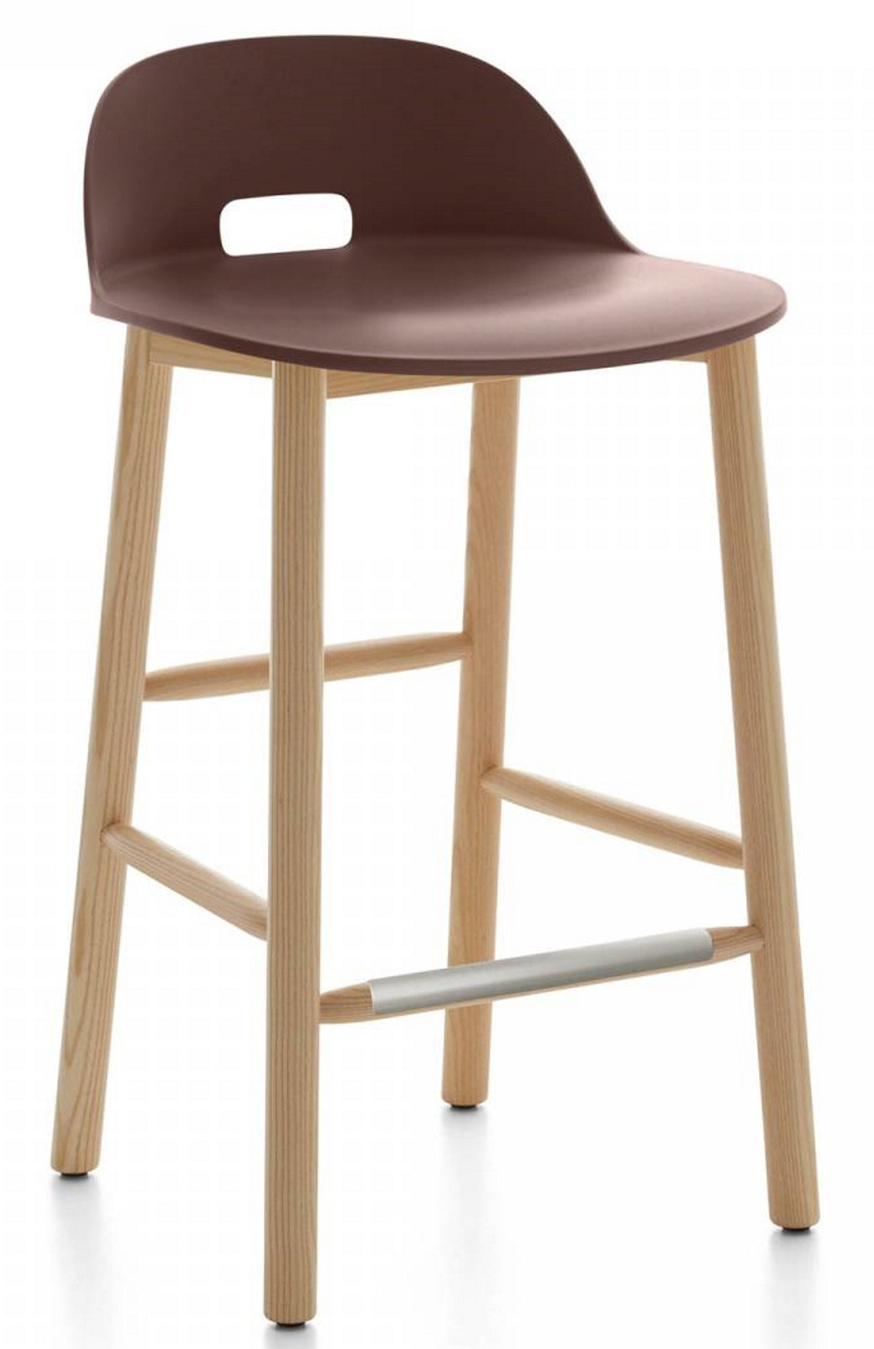 Alfi Barhocker niedriger Rücken Emeco-dunkel braun